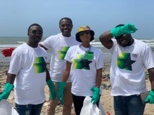 Global Citizen Beach cleanup